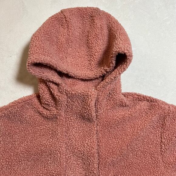 Nike Girl's Therma Fit Sherpa Pullover Quarter Zip Hoodie Jacket Size X-Small - Picture 5 of 11